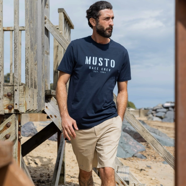 MUSTO MENS RIB FAST DRY SHORT - Image 7