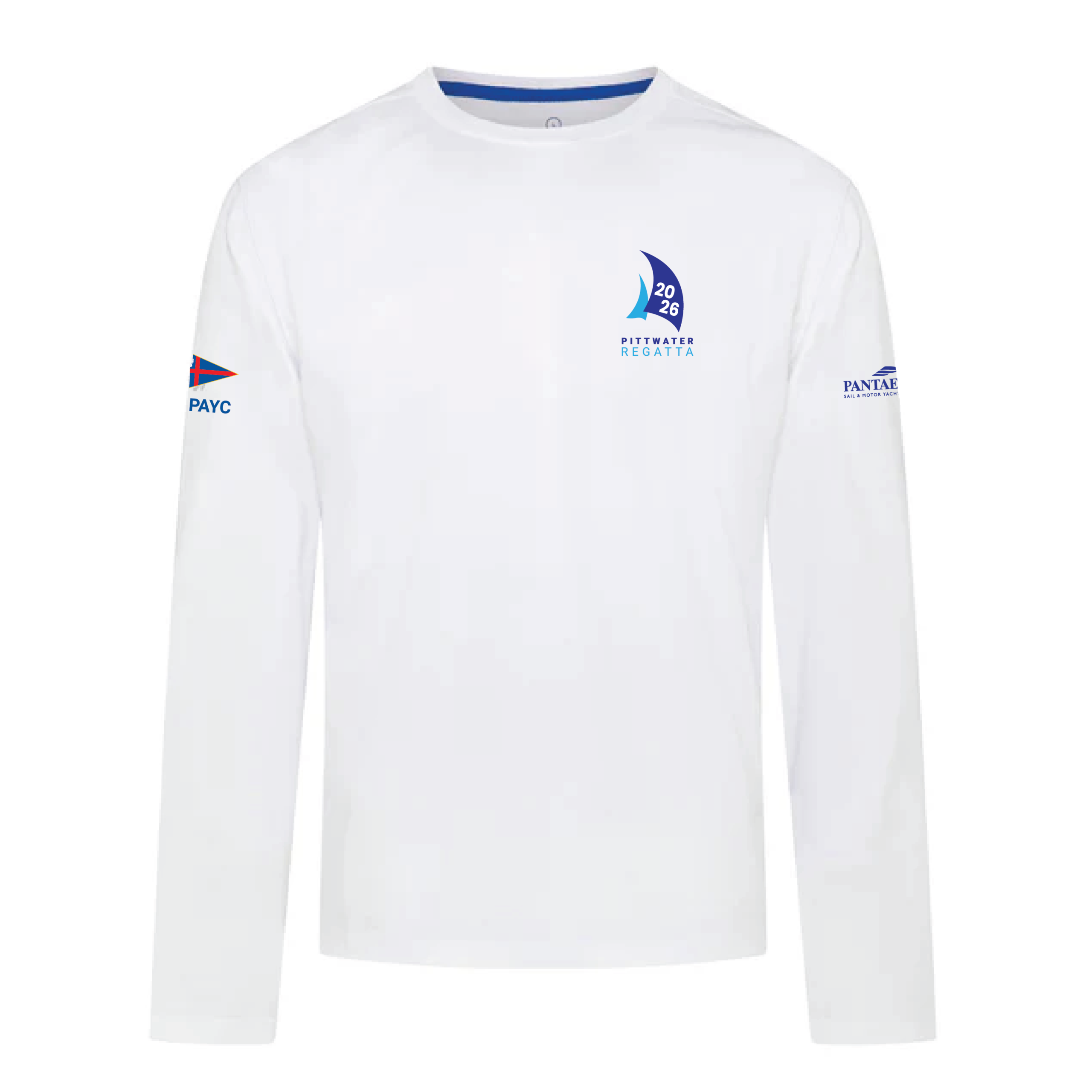 PITTWATER REGATTA 2026 LONG SLEEVE CREW TECH TEE