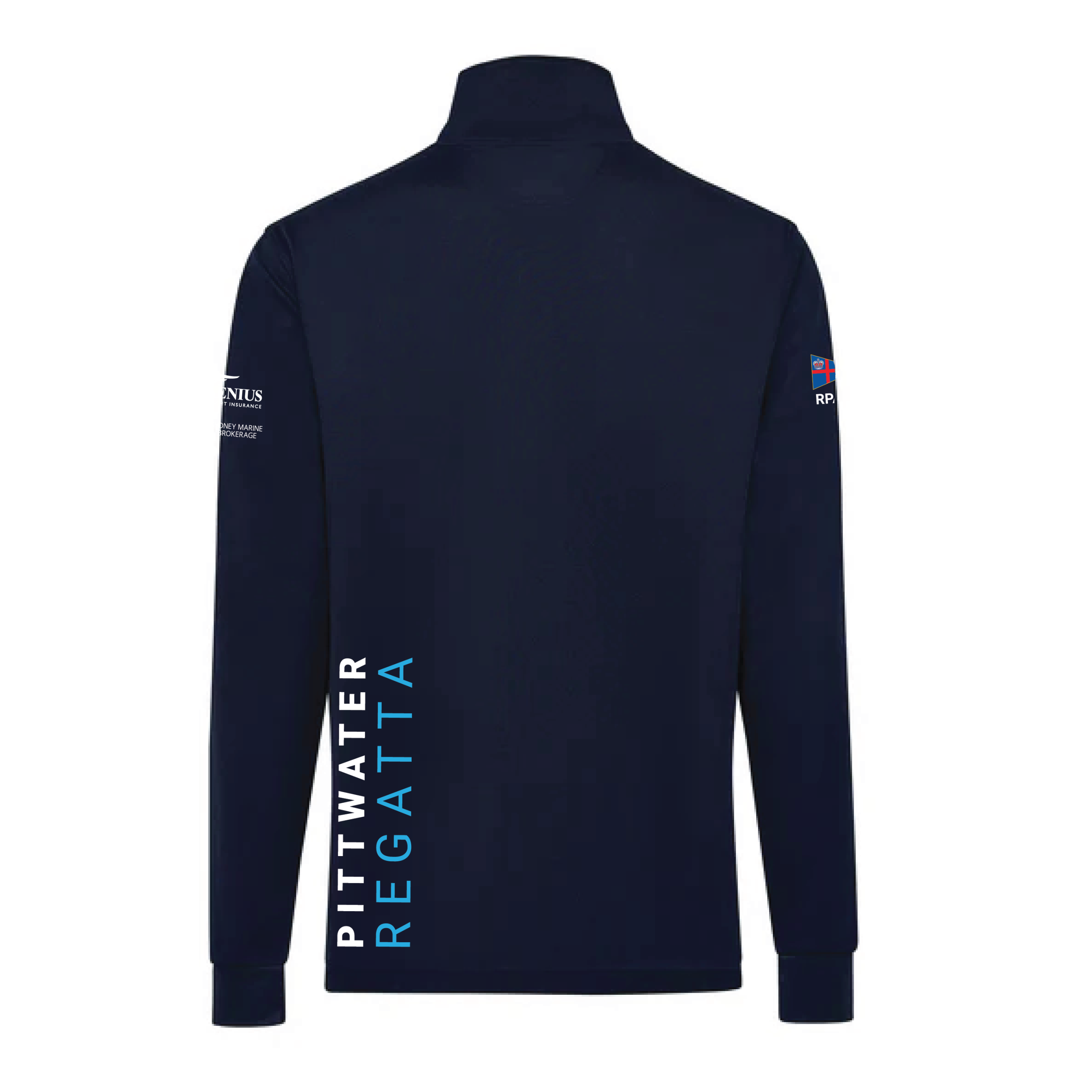 PITTWATER REGATTA 2026 LONG SLEEVE ZIP POLO - Image 2
